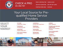 Tablet Screenshot of checkapro.com